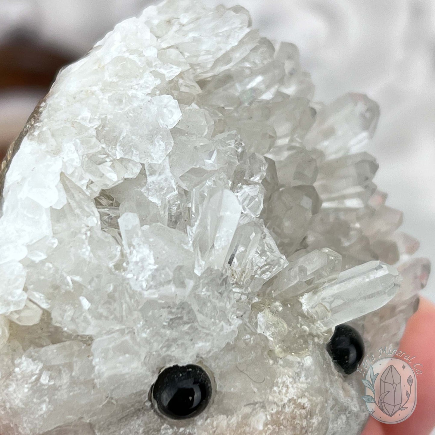 Clear Quartz Hedgehog Crystal Cluster