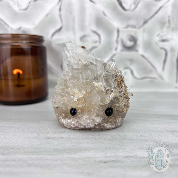 Clear Quartz Hedgehog Crystal Cluster