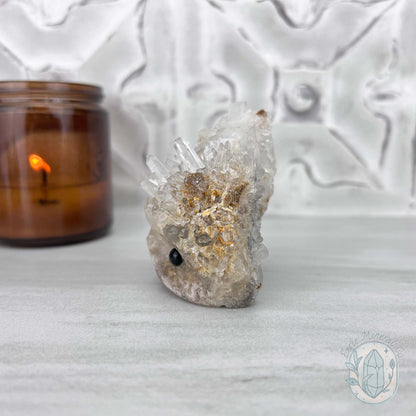 Clear Quartz Hedgehog Crystal Cluster