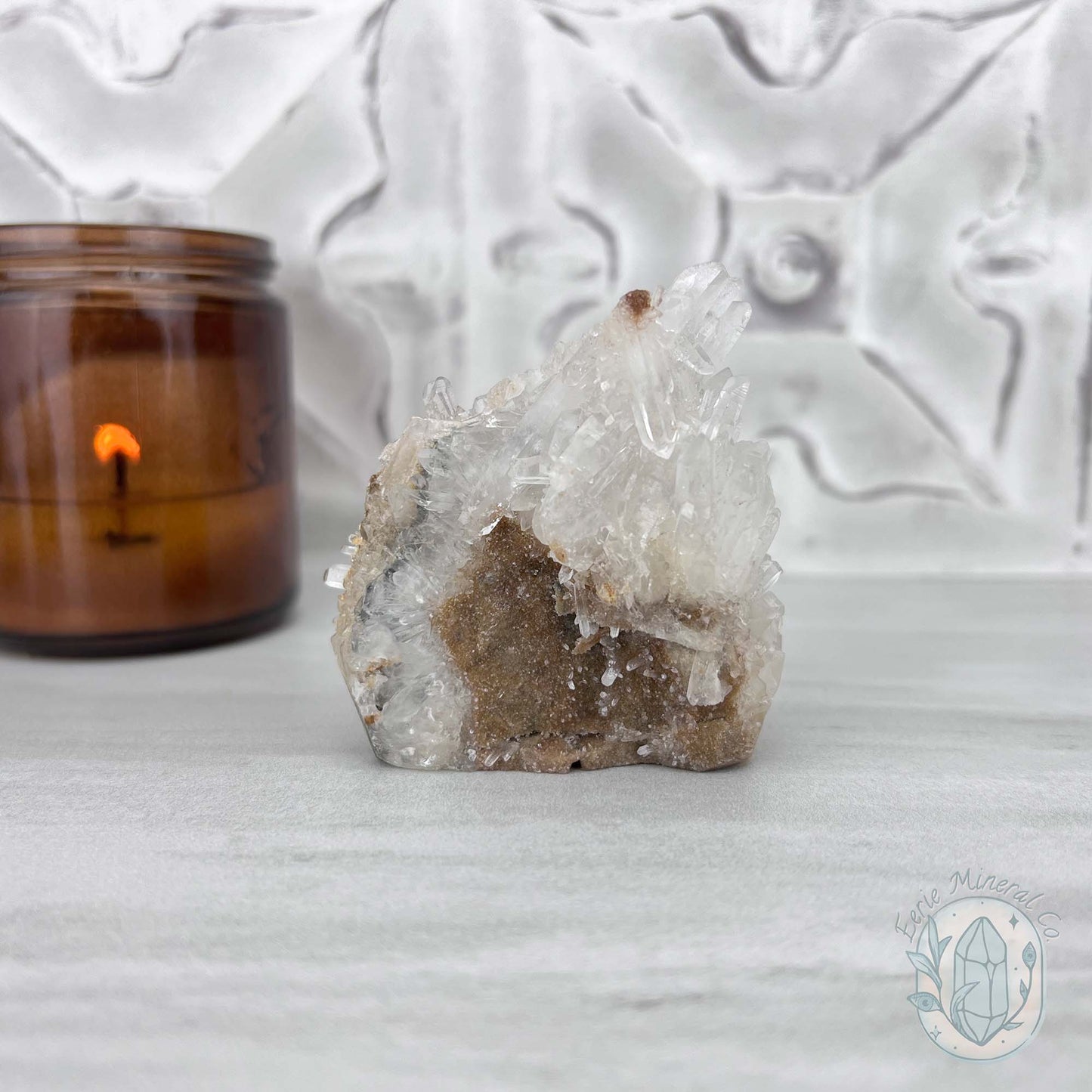 Clear Quartz Hedgehog Crystal Cluster