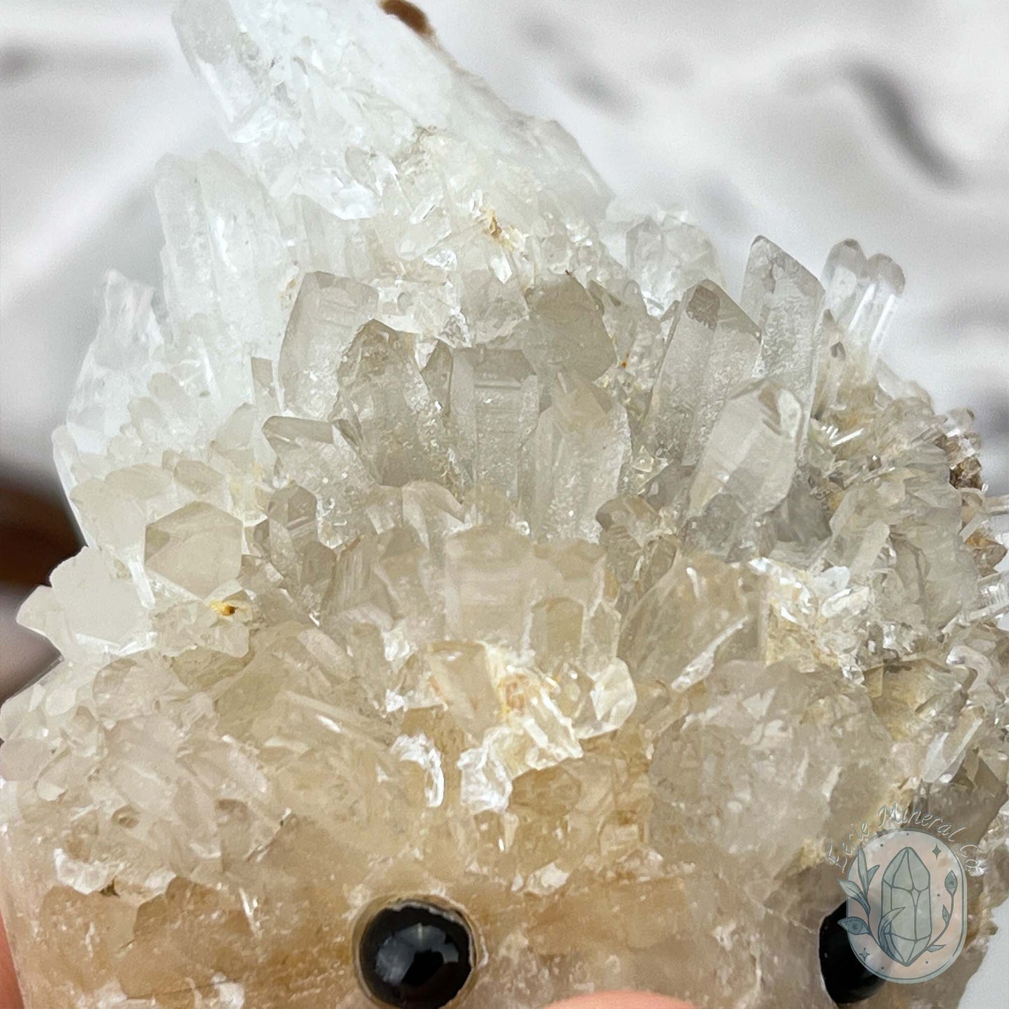 Clear Quartz Hedgehog Crystal Cluster