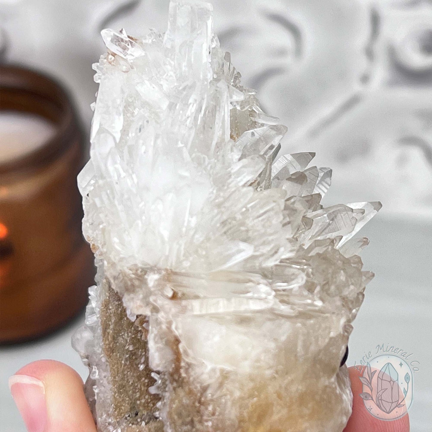 Clear Quartz Hedgehog Crystal Cluster