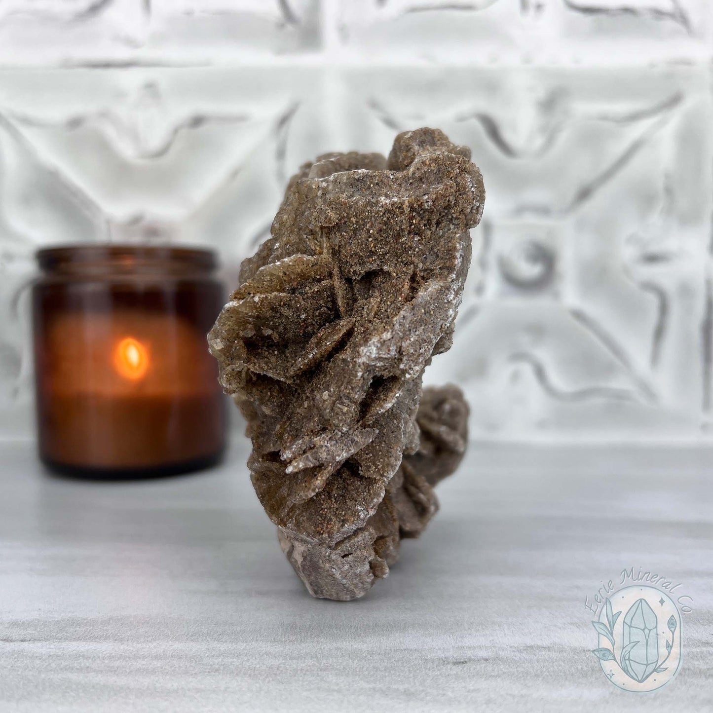 Desert Rose (Gypsum) Hedgehog Specimen