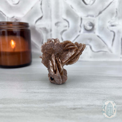 Desert Rose (Gypsum) Hedgehog Specimen