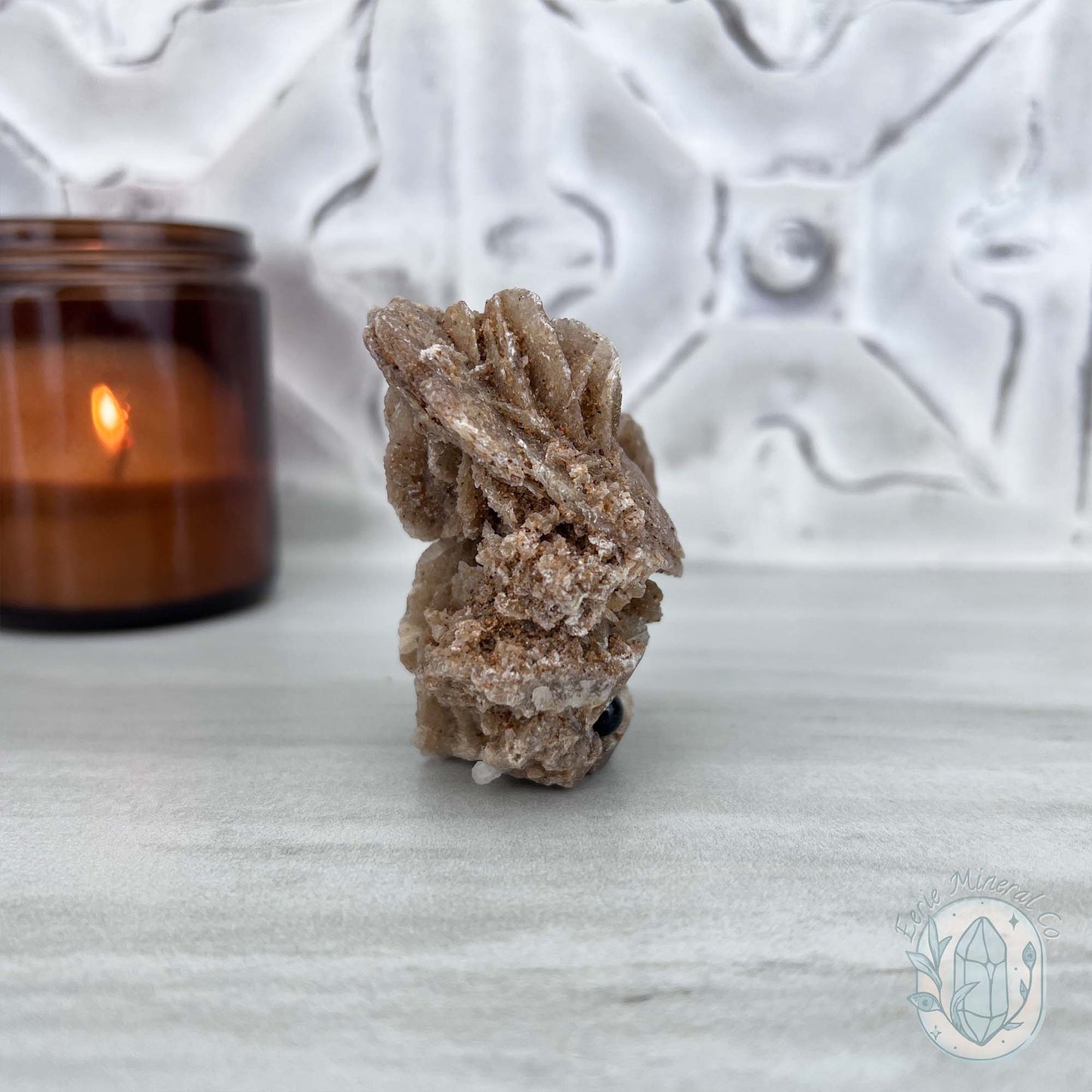 Desert Rose (Gypsum) Hedgehog Specimen