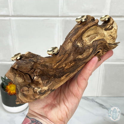 Natural Driftwood 4 Sphere Holder Stand