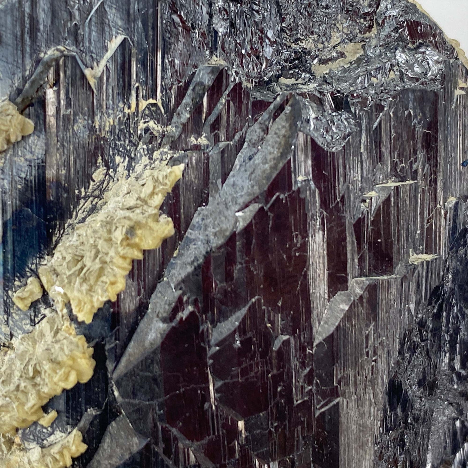 Panasqueira Mine - Ferberite with Siderite Specimen