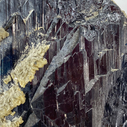 Panasqueira Mine - Ferberite with Siderite Specimen