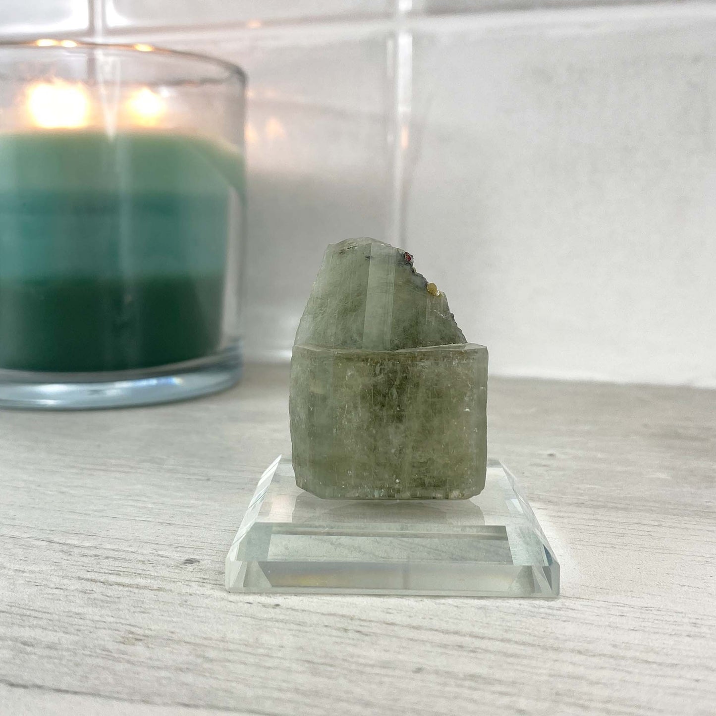 Panasqueira Mine - Green Fluorapatite Crystal Specimen