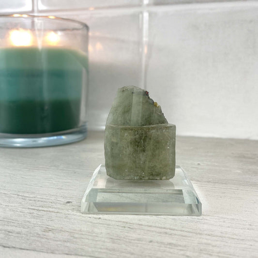 Panasqueira Mine - Green Fluorapatite Crystal Specimen