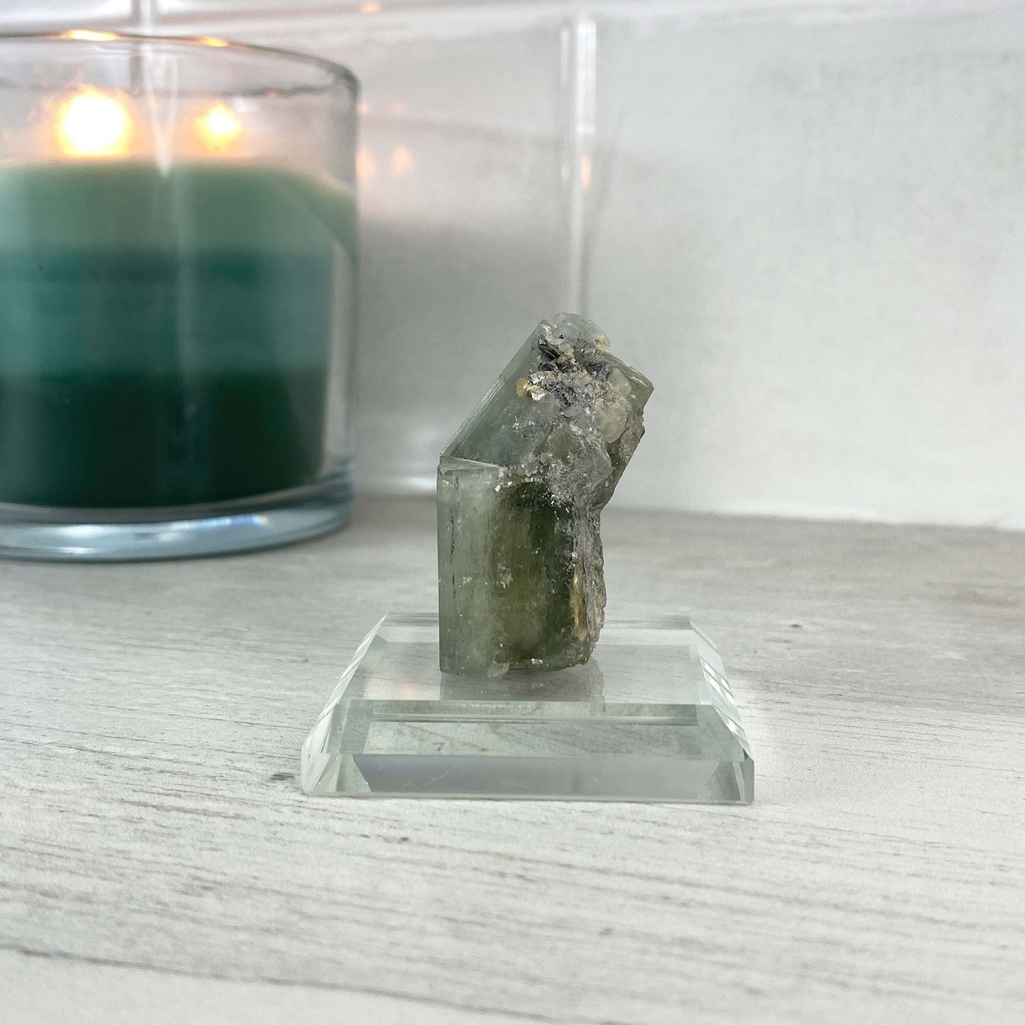 Panasqueira Mine - Green Fluorapatite Crystal Specimen