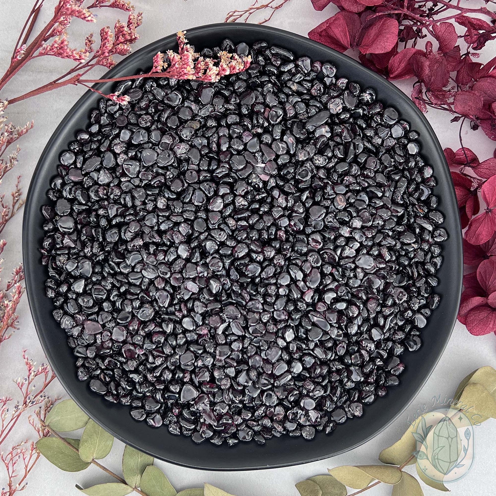 Polished Natural Garnet Crystal Chips