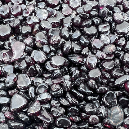 Polished Natural Garnet Crystal Chips