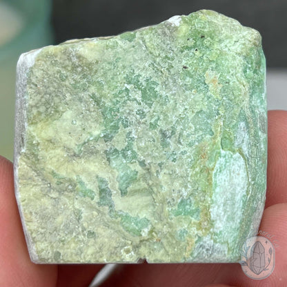 Green Moonstone with Black Tourmaline Hedgehog Specimen