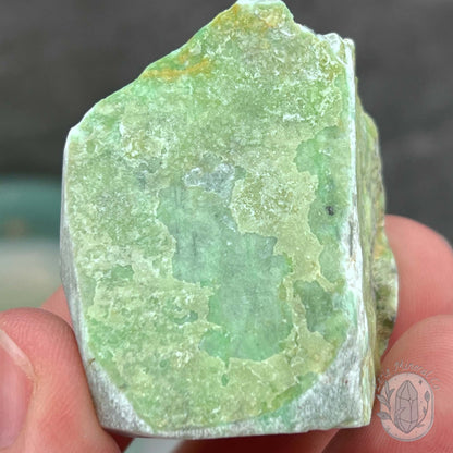 Green Moonstone with Black Tourmaline Hedgehog Specimen