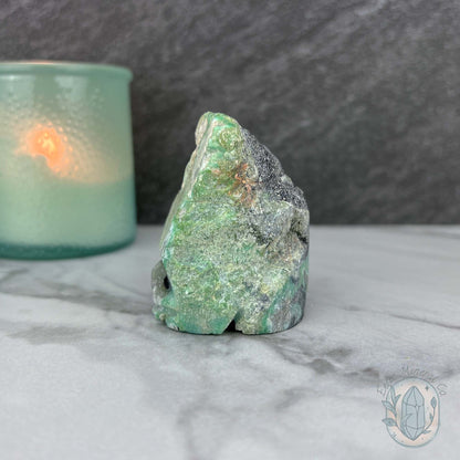 Green Moonstone Hedgehog Specimen