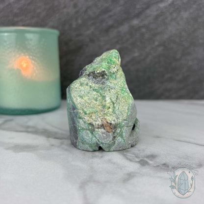 Green Moonstone Hedgehog Specimen