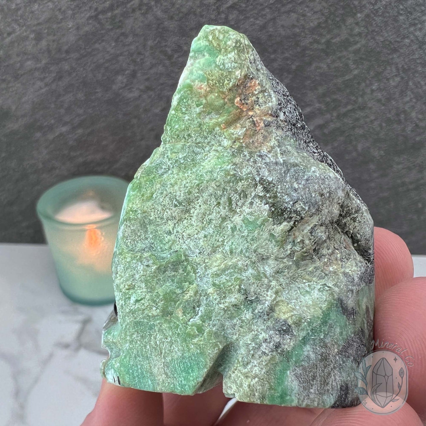 Green Moonstone Hedgehog Specimen
