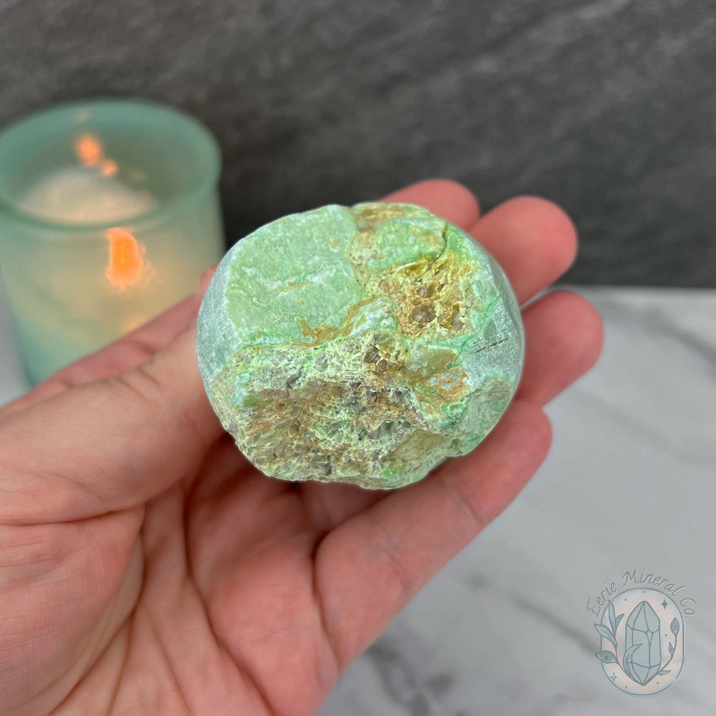 Green Moonstone Hedgehog Specimen