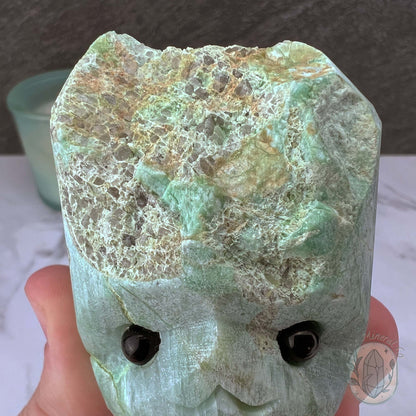 Green Moonstone Hedgehog Specimen