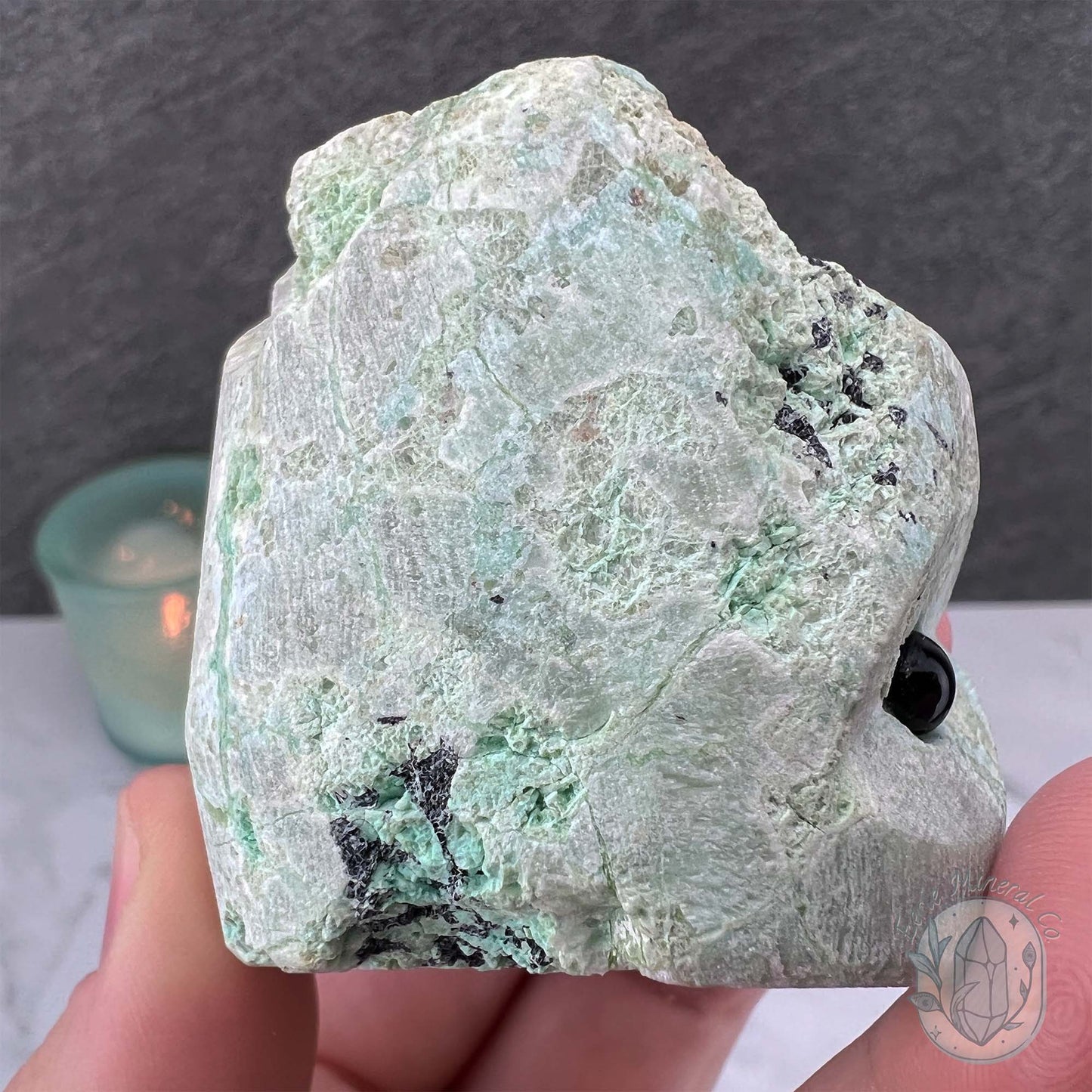Green Moonstone Hedgehog Specimen