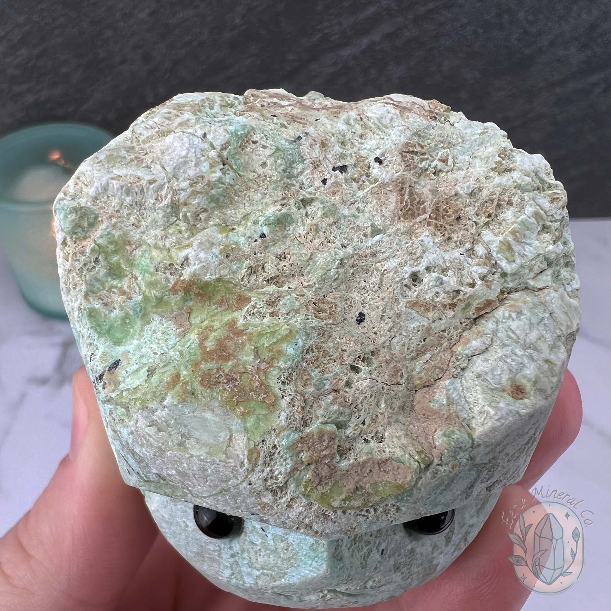 Green Moonstone Hedgehog Specimen