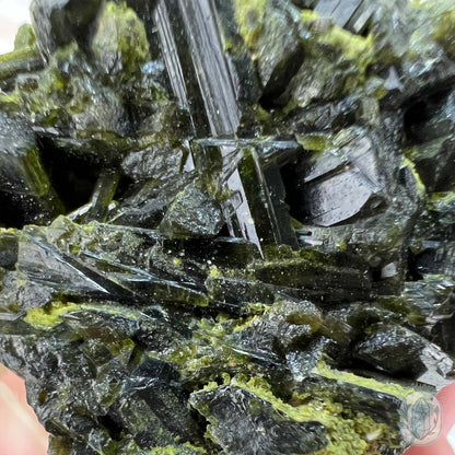 Raw Green Tourmaline Pet Rock Specimen
