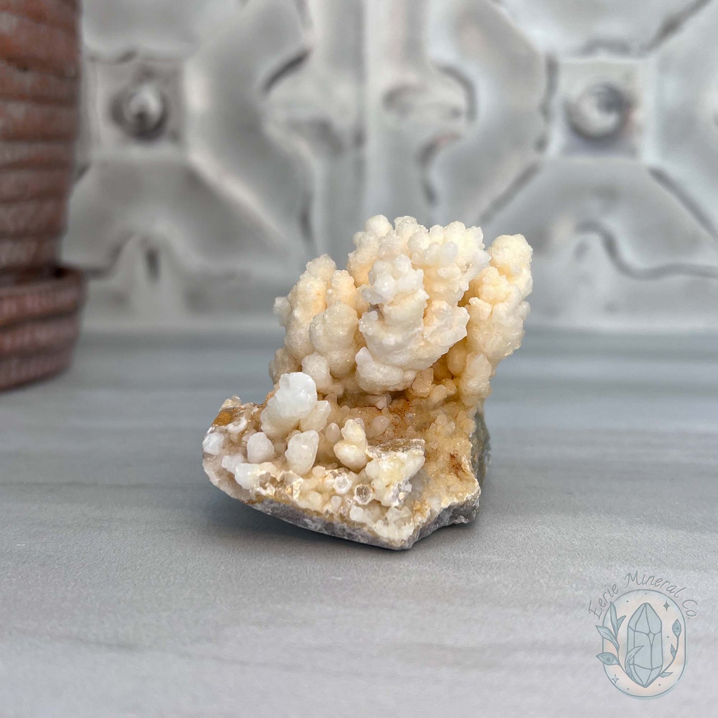 Natural Druzy Calcite Cave Stalactite Specimen
