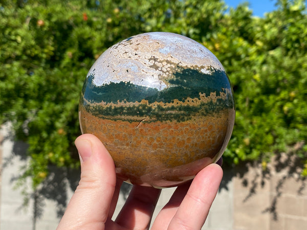 49mm ocean jasper sphere
