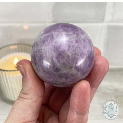 Polished Kunzite Sphere