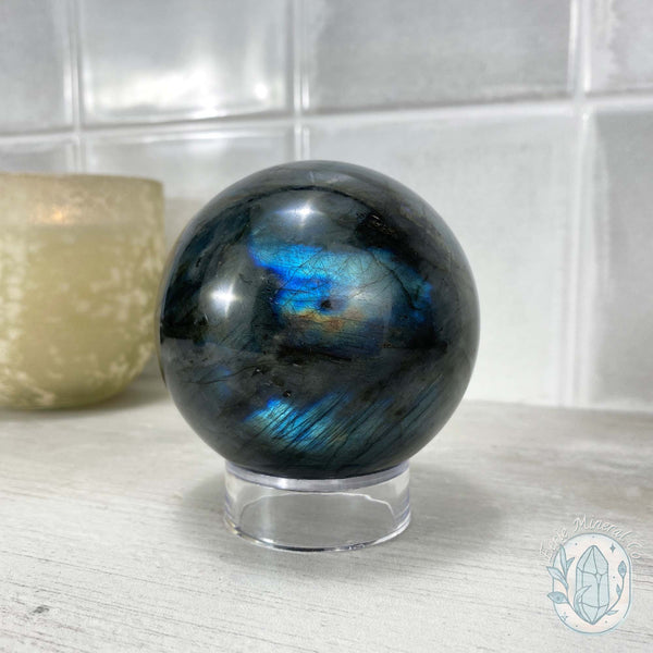 Polished Blue Flash Labradorite Sphere