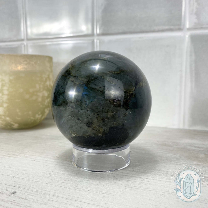 Polished Blue Flash Labradorite Sphere