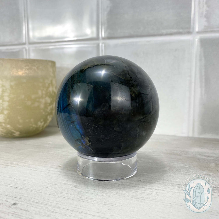 Polished Blue Flash Labradorite Sphere