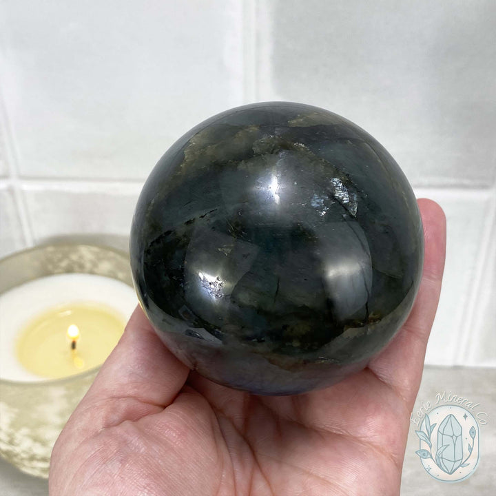 Polished Blue Flash Labradorite Sphere