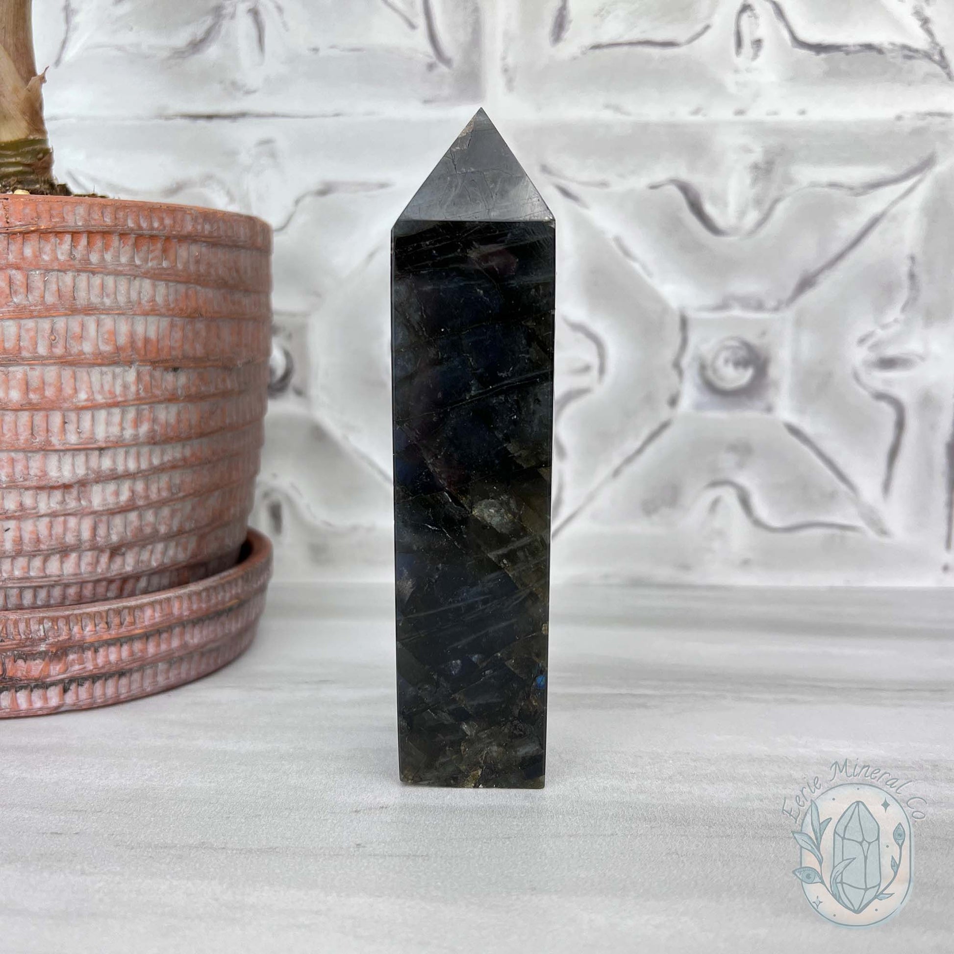 Polished Golden Flash Labradorite Tower