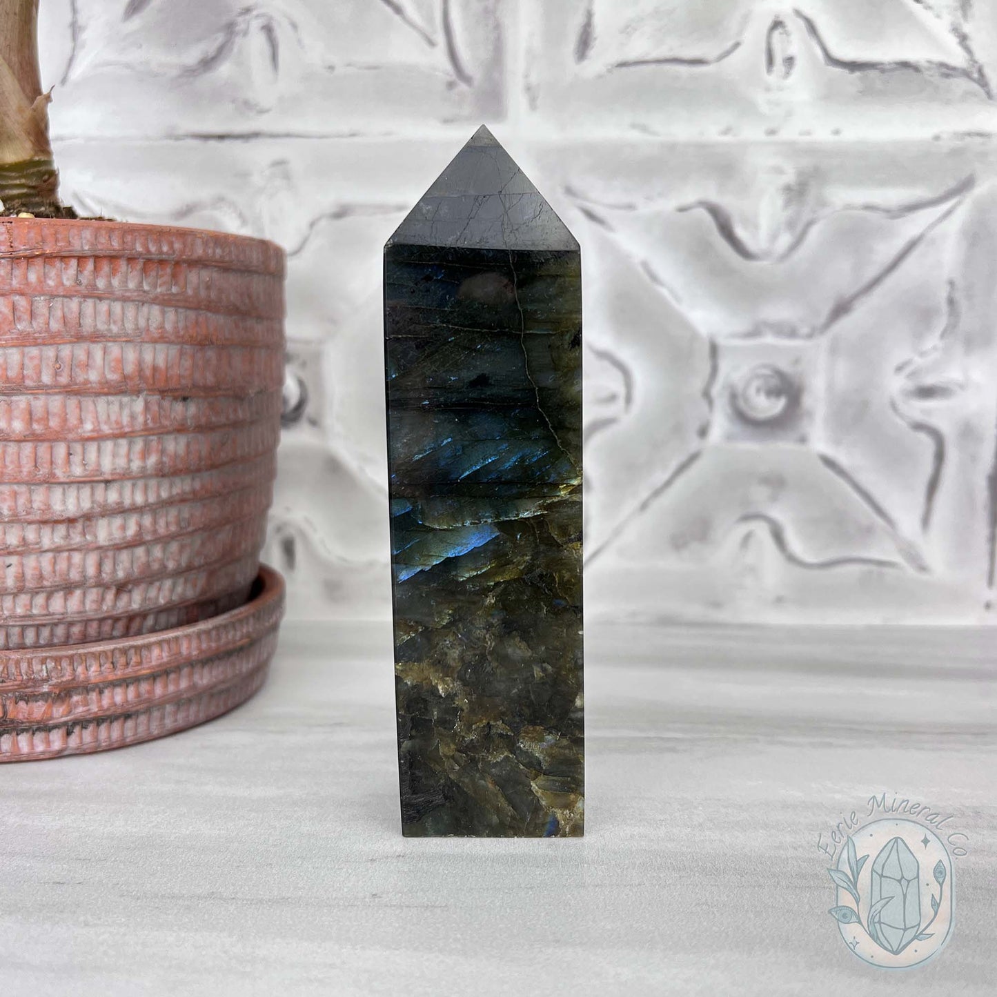 Polished Golden Flash Labradorite Tower