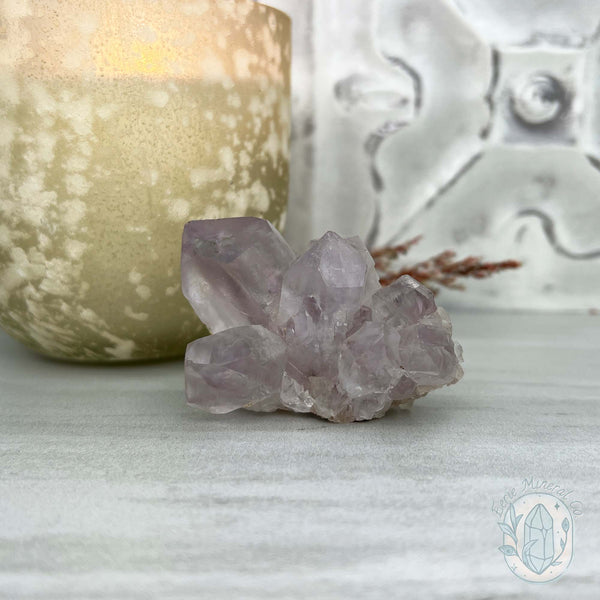 Lavender Colored Amethyst Crystal Cluster