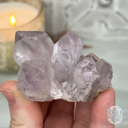 Lavender Colored Amethyst Crystal Cluster