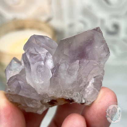 Lavender Colored Amethyst Crystal Cluster