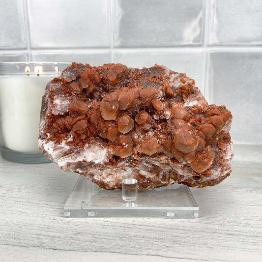 Lenticular (Red Pagoda) Calcite Specimen