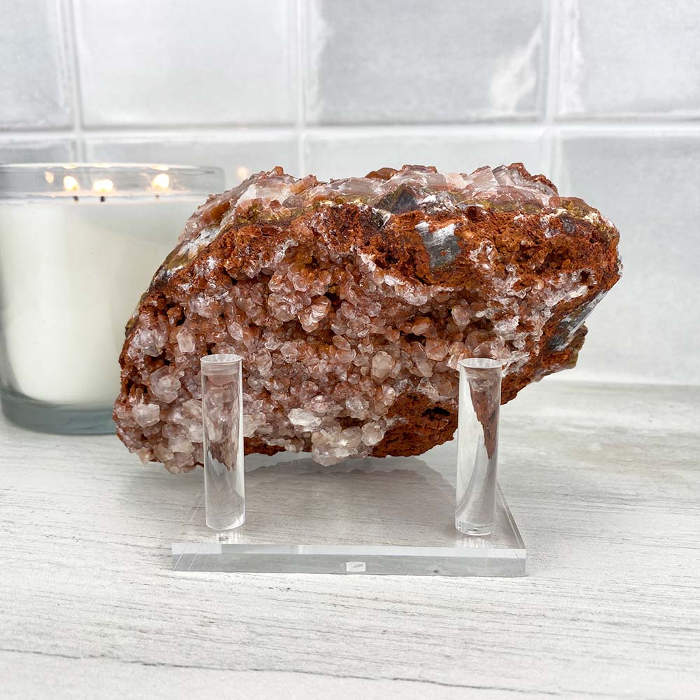 Lenticular (Red Pagoda) Calcite Specimen