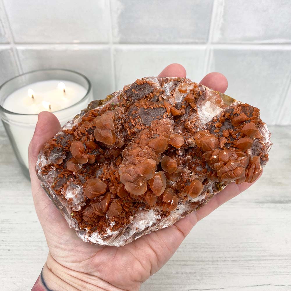 Lenticular (Red Pagoda) Calcite Specimen