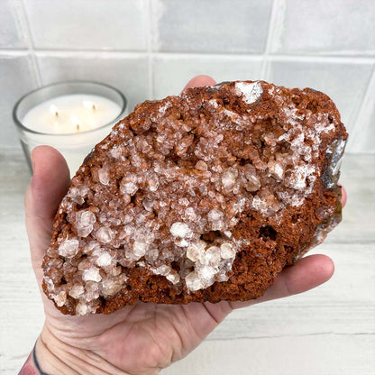 Lenticular (Red Pagoda) Calcite Specimen