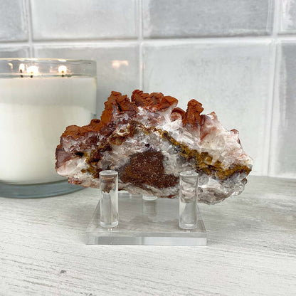 Lenticular (Red Pagoda) Calcite Specimen