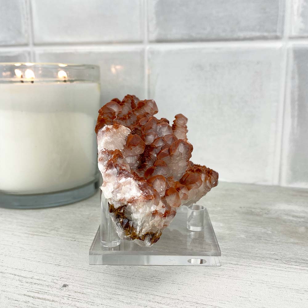 Lenticular (Red Pagoda) Calcite Specimen