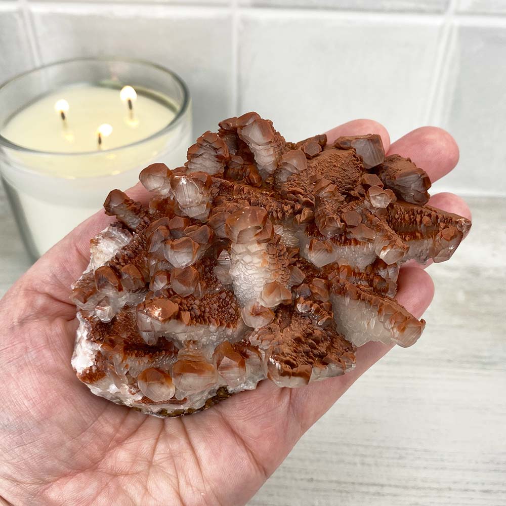 Lenticular (Red Pagoda) Calcite Specimen