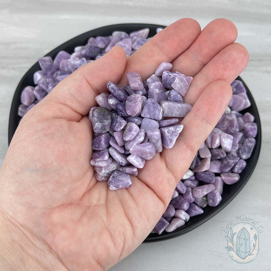 Polished Lepidolite Stone Chips