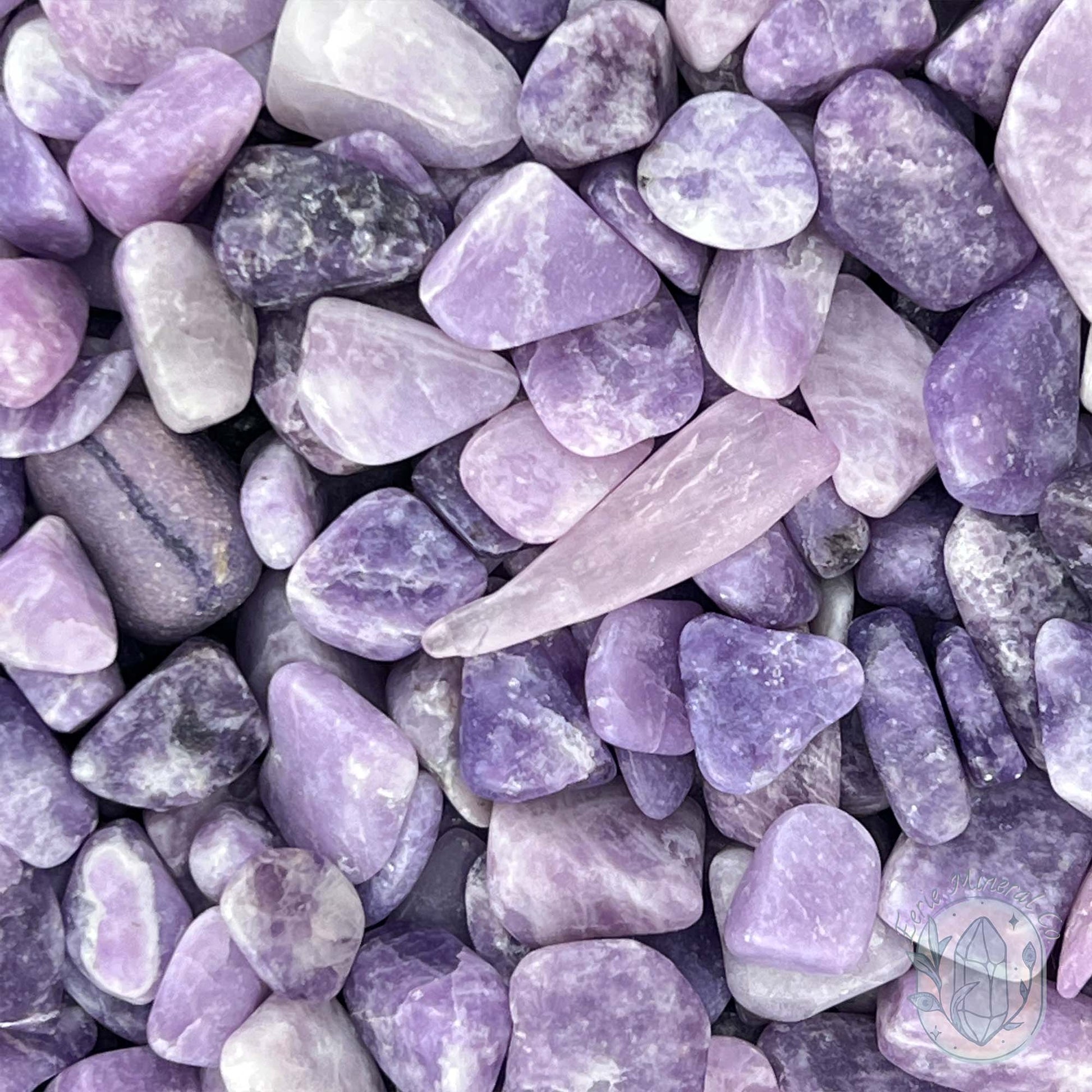 Polished Lepidolite Stone Chips
