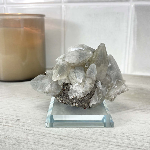 Linwood Mine Calcite Crystal Cluster Specimen