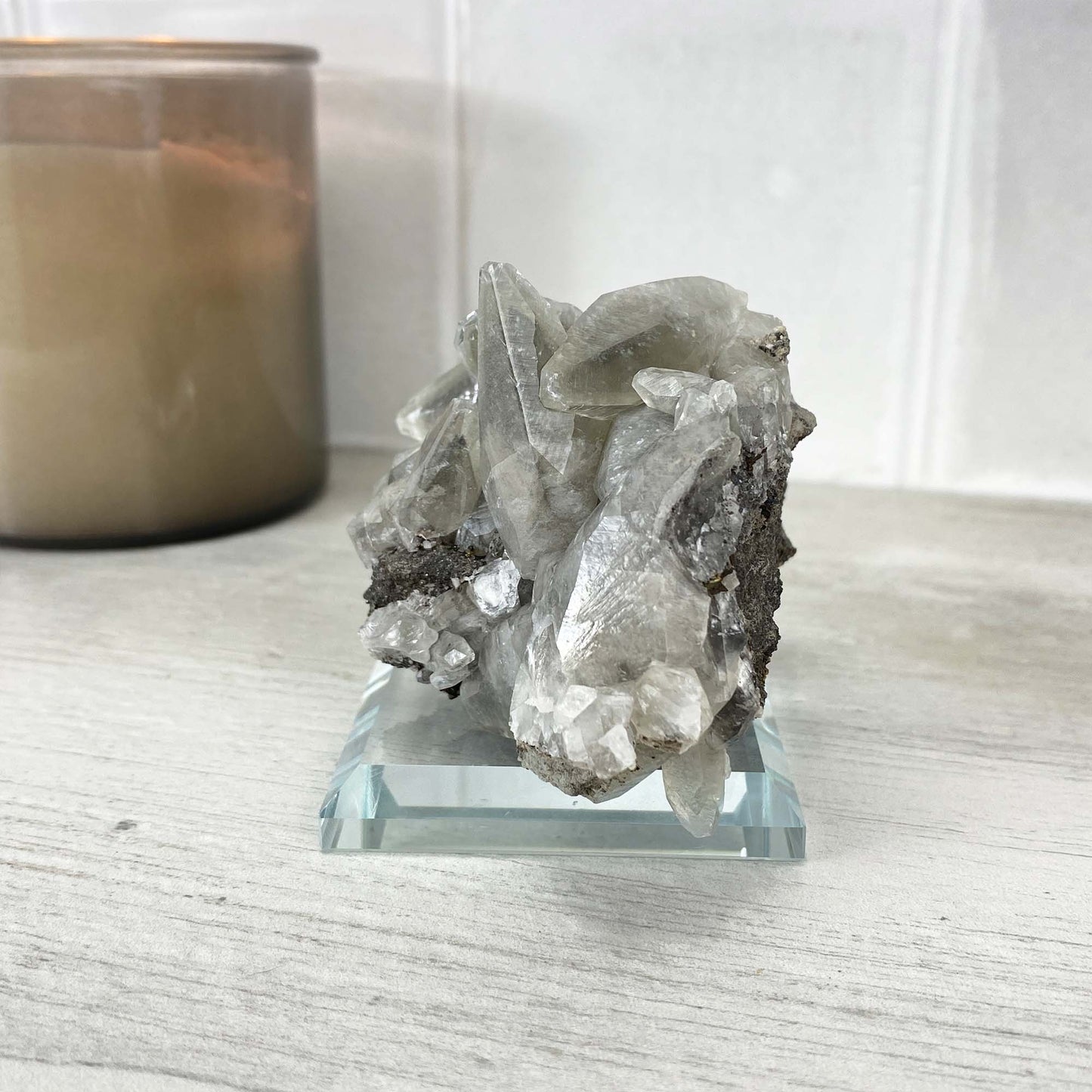 Linwood Mine Calcite Crystal Cluster Specimen